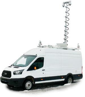 Микроавтобус FordTransit, оборудованный средствами видеонаблюдения, аудиоконтроля, радиосвязи и передачи данных.